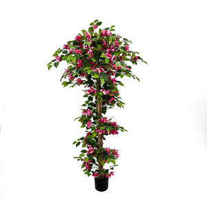 ต้นไม้เทียมจำลองสีเขียวไบโอไดเมติกส์ของตกแต่งพื้นห้องนั่งเล่นในร่ม - Product Image 5