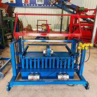 Machine à fabriquer des briques électrique mobile à haute production, 7 pièces, blocs creux de 150 mm, nouveau modèle