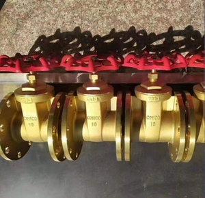 ประตูเกลียวทองเหลืองแบบมีหน้าแปลน Z45W-16T ควบคุมด้วยมือ สำหรับน้ำทั่วไปและของเหลวที่เป็นกลาง - Product Image 2