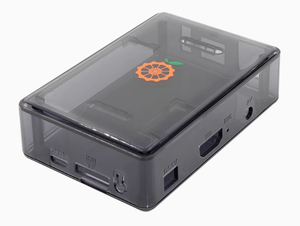 <span class=keywords><strong>Orange</strong></span> <span class=keywords><strong>Pi</strong></span> <span class=keywords><strong>PC2</strong></span> Cubierta protectora Transparente Negro ABS Shell Ventilación de precisión Disipación de calor para kits de módulos electrónicos - Product Image 6