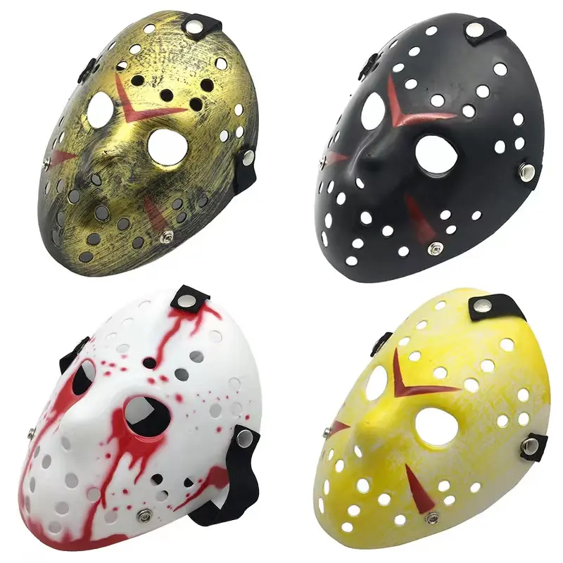 Masque de but de Hockey en PVC solide de qualité pour Halloween Jason, masque de baseball populaire Jason Vs Freddy, 12 modèles disponibles, vente en gros