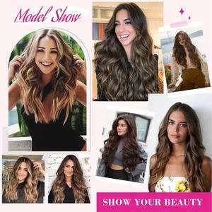 Extensions de cheveux invisibles à fil transparent réglable pour femmes, postiche <span class=keywords><strong>secret</strong></span> à ligne de pêche en une seule pièce - Product Image 6
