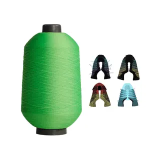 GRS Certificate High Stretch Polyester Yarn 75D/2 100D/2 150D/2 Elastic Flyknit Vamp Yarn For Flat Knitting Machine