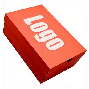 Boîte à chaussures en carton noire personnalisable pour baskets, bottes et chaussures à <span class=keywords><strong>talon</strong></span>, avec logo sur mesure - Product Image 4