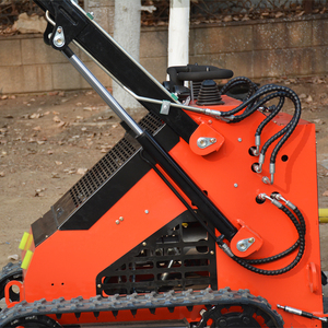 Minicargadora Compacta y Duradera con Ruedas Agrícolas Hidráulicas 4x4, Bomba de Motor de Alta Capacidad de Carga, 1 Año de Garantía para Construcción - Product Image 4