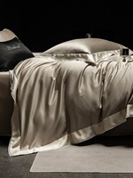 Ensemble de draps de lit en Tencel 100% Lyocell, couverture d'été