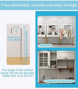 Portable Travel Garment Rack Folding Clothes Rack for Dance,Travel,Camping, Drying, Indoor,Outdoor a Collapsible Clothing Rack - Product Image 2