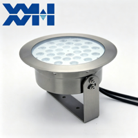 Lampe de fontaine RGBW à synchronisation instantanée IP68 CE, lumières LED sous-marines - Changement de couleur sans délai pour les installations aquatiques musicales complexes