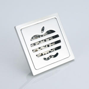 Desagüe de suelo cuadrado de latón roscado, fácil de limpiar, para baño, balcón, inodoro - Product Image 5