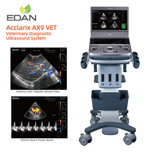 Système d'échographie diagnostique vétérinaire <span class=keywords><strong>Edan</strong></span> Acclarix AX9, scanner Doppler couleur <span class=keywords><strong>portable</strong></span> avec écran de 15,6 pouces et flux de travail intelligent - Product Image 1