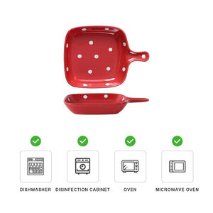 Bol à salade de fruits, bol à soupe, bol à riz en céramique Pok créatif avec poignée, pour étudiant, usage domestique, adorable et original - Product Image 2