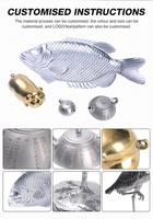 Artisanat sur mesure en acier inoxydable moulé par investissement pour la décoration intérieure