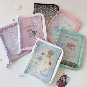 <span class=keywords><strong>Album</strong></span> <span class=keywords><strong>photo</strong></span> A5 avec fermeture éclair en forme d'étoile laser, <span class=keywords><strong>album</strong></span> transparent pour collection de cartes, <span class=keywords><strong>album</strong></span> pour cartes A5, <span class=keywords><strong>album</strong></span> de rangement pour petites cartes de 3 pouces, amour - Product Image 2