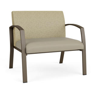 Silla bariátrica de estilo contemporáneo con asientos de área de recepción de vinilo sanitario - Product Image 4