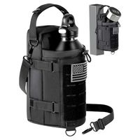 Bolsa de Gimnasio Magnética de Poliéster OEM con Porta Botella de Agua Grande y Anillo para Toalla, Impermeable para Gimnasio y Uso al Aire Libre