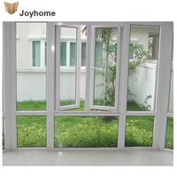 Fenêtre à battant moderne en PVC personnalisée, double vitrage trempé, durable et insonorisée, pour usage commercial et résidentiel