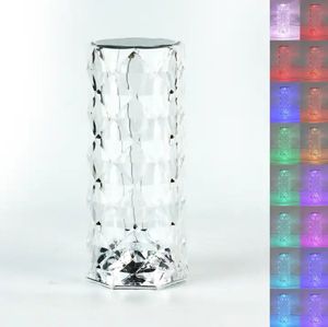 Luce di cristallo con più forme, tocco tre colori/telecomando luce notturna rosa, luce <span class=keywords><strong>trasparente</strong></span> creativa a LED - Product Image 2