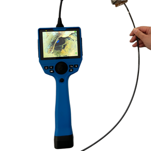 Flexible Industrial Video Endoscope 2mm Probe 1Mt Working Cable 360 Degrees Joystick Articulation 5.2 Inch Night Vision SD Card - Product Image 1