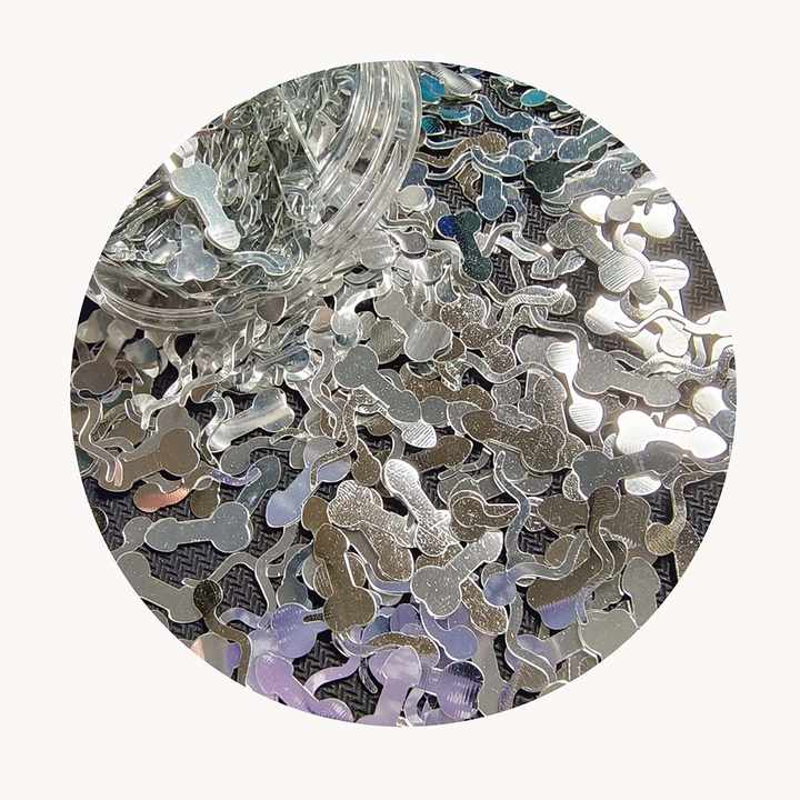 Bling Willy Penis konfeti komik Sequins