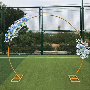 <span class=keywords><strong>Arche</strong></span> de fleurs en fer à tube unique Supports de ballons en métal déco de <span class=keywords><strong>mariage</strong></span> de luxe Décoration de fond Accessoires de disposition pour portes - Product Image 4