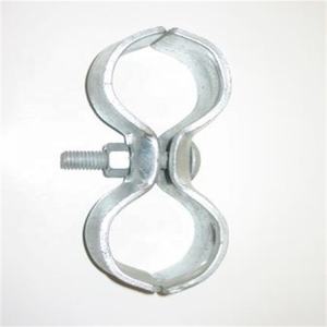 Serre-câbles robustes en acier au carbone galvanisé de 1-3/8 po (5 mm) pour panneaux de clôture à mailles losangées, pour connexion de poteaux de clôture - Product Image 5