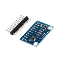 Modul Konverter 16Bit I2C IIC ADS1115 ADS1015 ADS1118 PCA9306 Papan ADC Chip Penguat Terjemahan Level Rpi