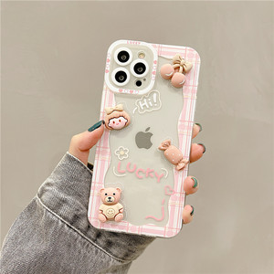 Coque arrière de téléphone à motif de dessins animés, étui pour iPhone 13 12 11 <span class=keywords><strong>Pro</strong></span> Max XR XS Max X 7 8 Plus - Product Image 6