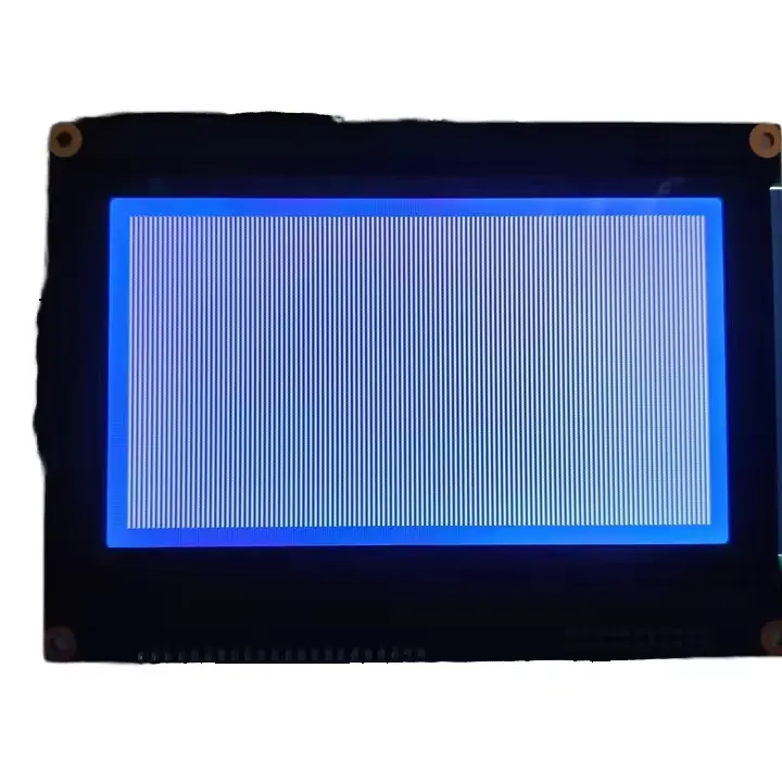 โมดูลจอแสดงผล LCD โมโน COG Rohs แบบกําหนดเอง 240128 จุด STN FSTN หน้าจอ LCD กราฟิกสีน้ําเงินลบแบบแปลงแสง