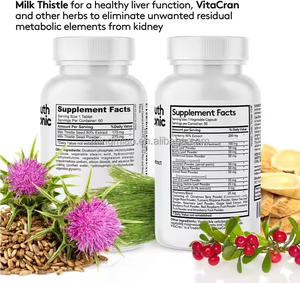 Gençlik <span class=keywords><strong>Tonic</strong></span> 3X vücut temizlemek detoks hapları 120 kapsül bitkisel takviyeler kadın erkek destek sağlıklı karaciğer kolon fonksiyonu - Product Image 6