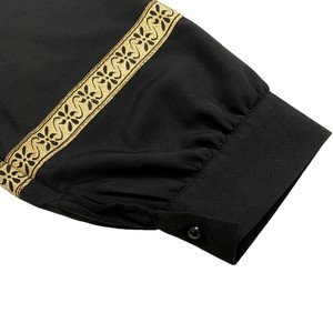 PROMISTAR Nuovo Arrivo Abito Lungo Largo da Donna Stile Etnico Taglie Forti Moda Europea Americana Abaya Estivo in Poliestere - Product Image 3