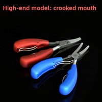 Kit de pinces de pêche pour la montage de hameçons, 4 modèles, pinces de précision à ressort, poignée ergonomique pour la montage de montages de pêche, vente en gros