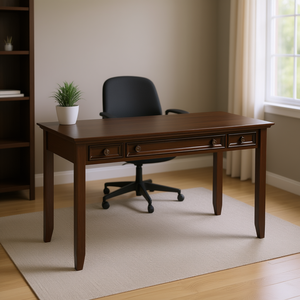 Bureau d'ordinateur Amherst Hickory Brown, surface en bois, mobilier de bureau à domicile - Product Image 2