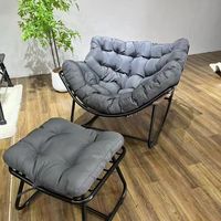 2025 nouvelle chaise de balançoire pliante portante de haute qualité, chaise de balançoire d'oeuf de salon durable tissée à la main de loisirs