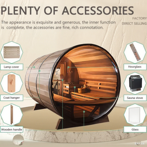 Productos de sauna de primera categoría con sauna para habitaciones al aire libre, bañeras de spa y barril de infrarrojos para Rel inigualable - Product Image 3