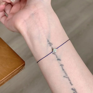 Pulsera y Brazaletes de Moda para Mujer, Personalizados, de Lujo, en Acero Inoxidable 316L, Chapados en Oro de 14k y 18k, con Zirconia, Diseño de Hilo - Product Image 3