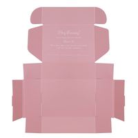 Boîte d'expédition pliable en carton ondulé avec logo personnalisé pour emballage de marque et cadeaux promotionnels d'entreprise