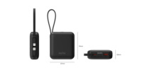 Chargeur portable mini 10000mAh, PD 22.5W, charge rapide, batterie externe, écran numérique, câbles USB C intégrés