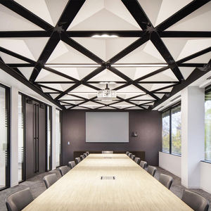 <span class=keywords><strong>Panneau</strong></span> <span class=keywords><strong>acoustique</strong></span> coloré de déflecteurs d'ANIMAL FAMILIER de <span class=keywords><strong>prix</strong></span> usine Panneaux insonorisants décoratifs légers acoustiques suspendus hexagonaux - Product Image 3