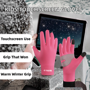 Guantes Térmicos Infantiles de Invierno con Pantalla Táctil Antideslizantes para Ciclismo, Deportes al Aire Libre, Correr, Jugar, para Niños, con Dedos Completos - Product Image 2