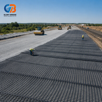 Geogrid Biaxial de PP de 20kN para Estabilización de Caminos y Refuerzo de Suelos, Malla Plástica de Alta Resistencia, Mejor Precio