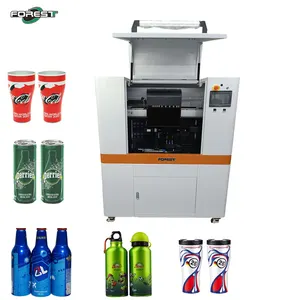 Volautomatisch Met Vernis Uv Printer Digitale Inkjet Printer Voor Flessen Bekers Mokken