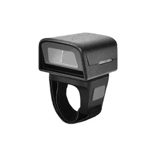 Nhanh chóng quét Wearable Wireless Mini BT Vòng 1D ngón tay Laser máy quét mã vạch đọc