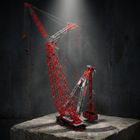 Ensemble de construction de grue sur chenilles lourde SK6000, modèle de véhicule d'ingénierie Technic en briques, jouet d'assemblage DIY, cadeau pour adulte