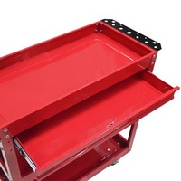 Chariots à outils pour économiser de l'espace supports de stockage à trois niveaux et stockage de pièces chariot à outils armoire à outils avec roues