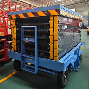 Plataforma Elevadora de Tijera Telescópica Hidráulica Móvil Manual Eléctrica de 6 a 12 m de Bajo Precio en China para Alquiler - Product Image 6