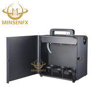Projecteur de flamme triple voie MINSENFX 200W AC110V-240V DMX512 à contrôle 5 canaux, boule de feu 3-4m pour événements extérieurs et spectacles sur scène 2-3m