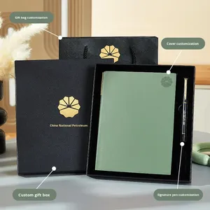 Custom Notebook <strong>A5</strong> Business Office Leather Binding This Soft Book Can Print logo Processing Customized <strong>Notepad</strong> for Gift - Product Image 2