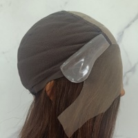 Perruque médicale longue en cheveux humains, entièrement nouée à la main, avec dessus en soie ventilé, 100% cheveux vierges bruts, cuir chevelu réaliste, vente en gros pour salons, pour l'alopécie