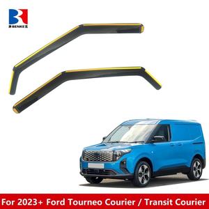 Déflecteurs de vent pour fenêtres, visières de protection contre la pluie, visières de ventilation pour Ford Tourneo Transit Courier 2023 et plus, Ventshade Ventvisor - Product Image 2