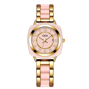 Reloj de cuarzo para mujer, estilo retro minimalista, de alta gama, para negocios. - Product Image 6